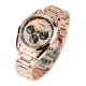 Carl Vinson Men's Teak Striped Multifunctional Quartz Watches