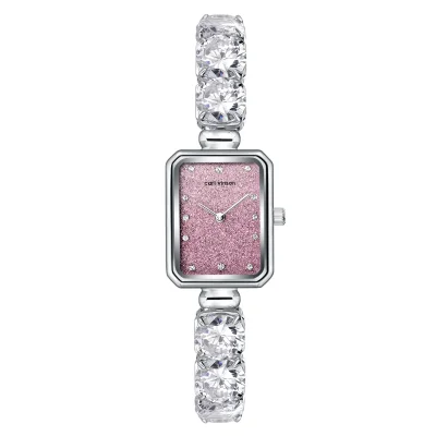 Carl Vinson Women's Square Sugar Shaped Case Quartz Watches